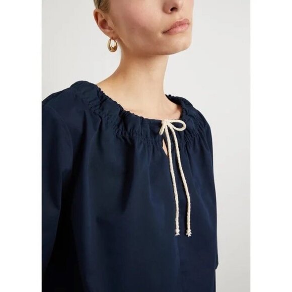 NWOT G. LABEL BY GOOP Navy Wisenberg Rope-Tie Top $395.00 - Picture 4 of 11